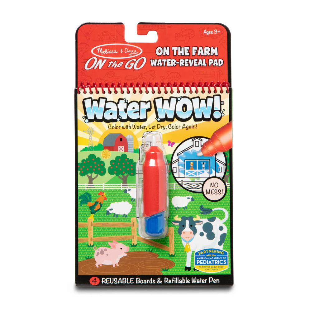Melissa & Doug On the Go Travel Activity - Water Wow! - On The Farm Water Reveal Pad-Mountain Baby