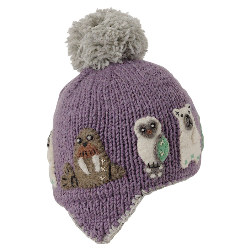 Ambler Kids Toque - Yeti - Mauve-Mountain Baby