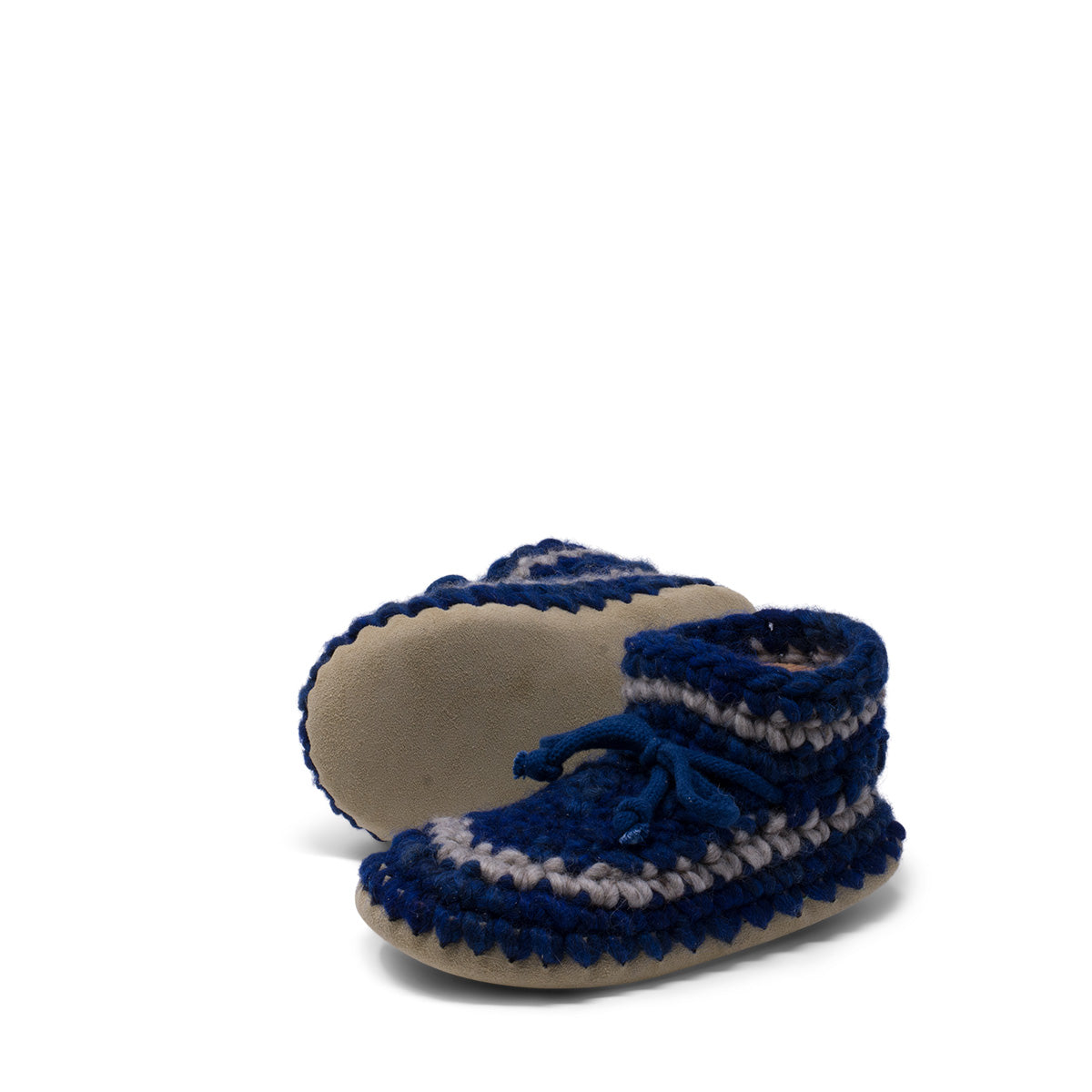 Padraig Bootie - Child - Denim w/ Stripe-Mountain Baby