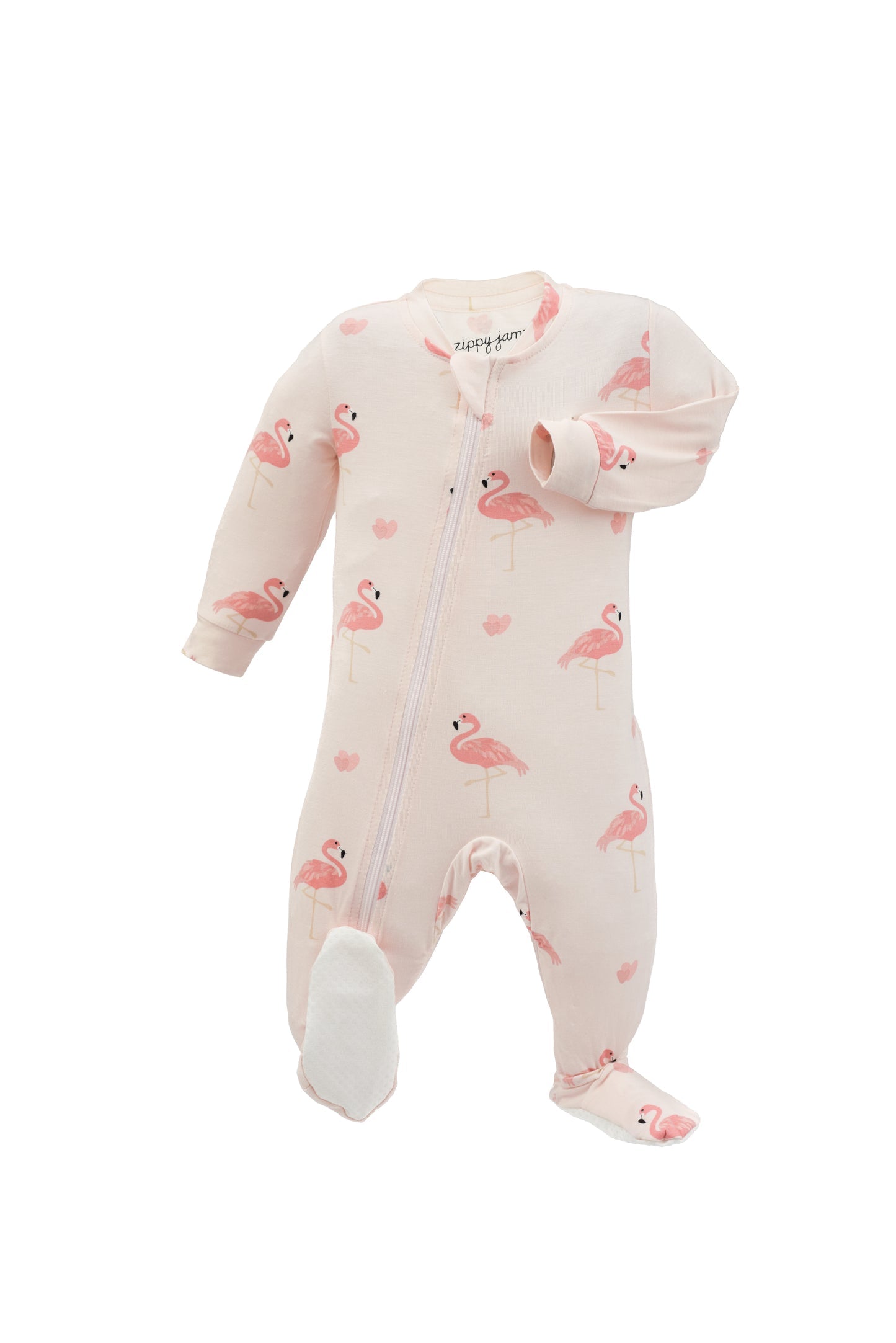 ZippyJamz Bamboo Footed Coverall - Pretty In Pink-Mountain Baby