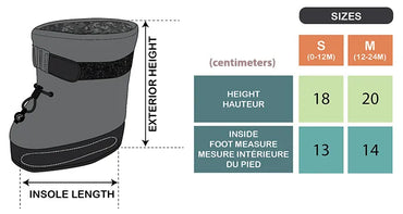 Calikids Outdoor Booties - Black-Mountain Baby