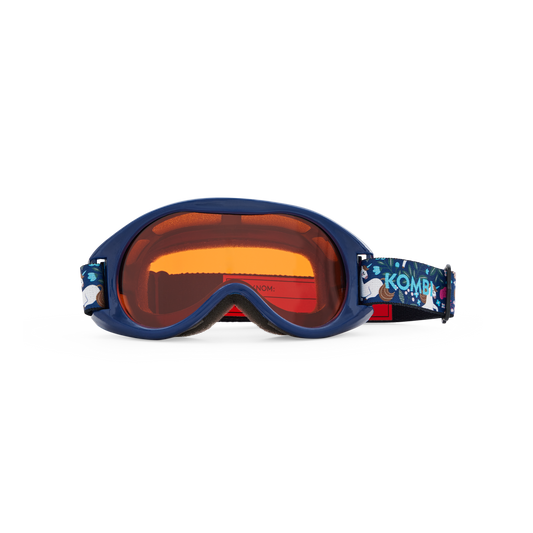 Kombi Children’s Ski Goggles – Rider Grey Optik - Astro Dino-Mountain Baby