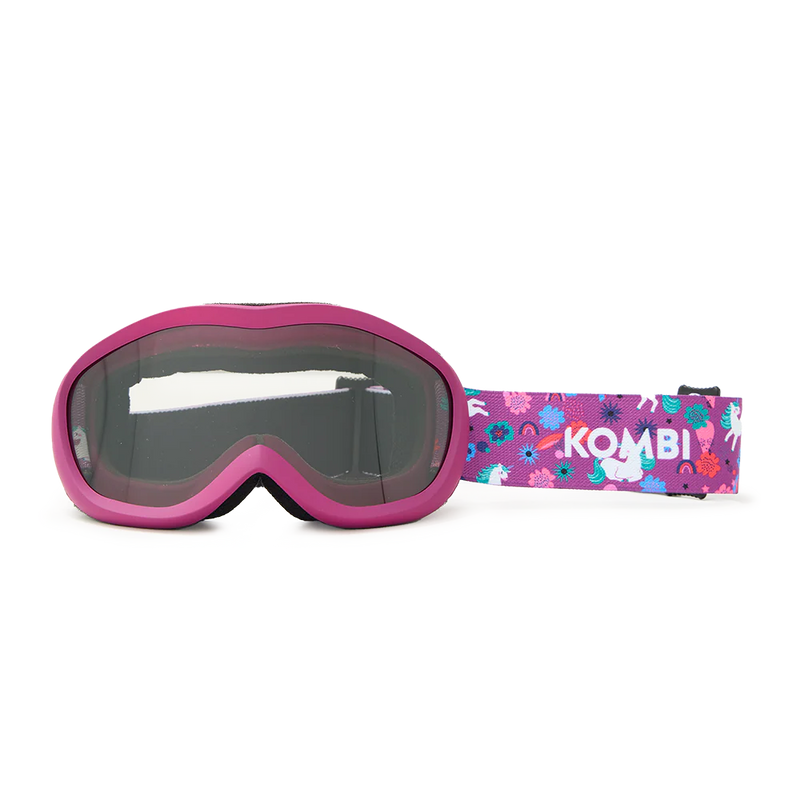 Kombi Children’s Ski Goggles – Rider Grey Optik - Unicorn Rainbow