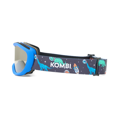 Kombi Children’s Ski Goggles – Rider Grey Optik - Astro Dino-Mountain Baby