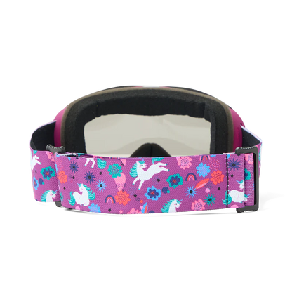 Kombi Children’s Ski Goggles – Rider Grey Optik - Unicorn Rainbow-Mountain Baby