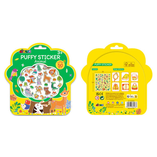 Avenir Puffy Stickers - Animal-Mountain Baby