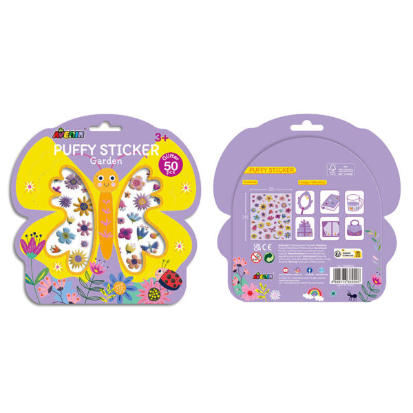 Avenir Puffy Stickers - Garden-Mountain Baby