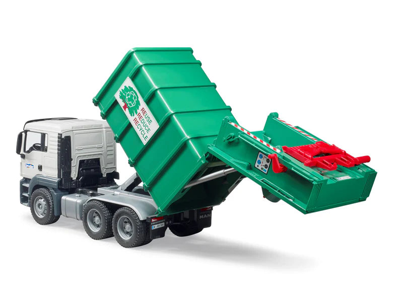 Bruder MAN TGS Rear Loading Garbage Truck-Mountain Baby