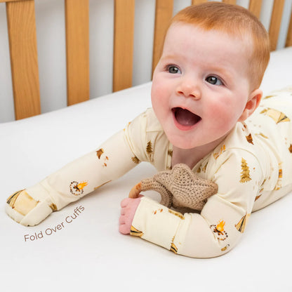 Belan.J Footed Zipper Sleeper - Day Camp-Mountain Baby