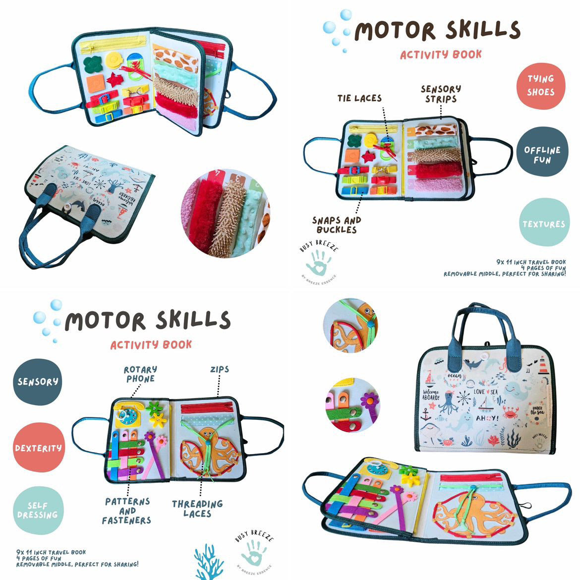 Busy Board Activity Book - Under The Sea-Mountain Baby