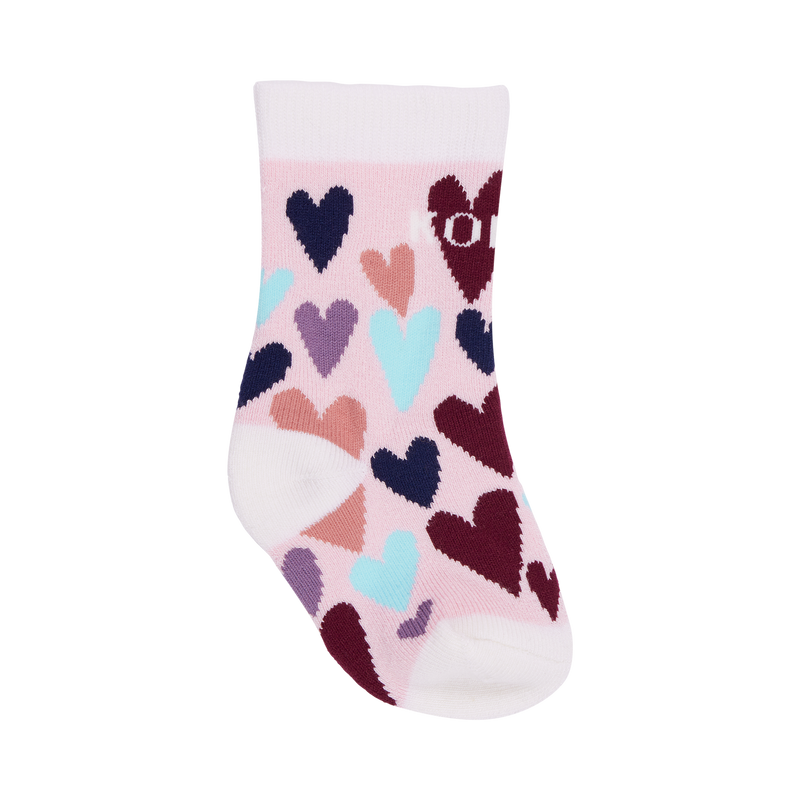 Kombi Socks Adorable - Infant - Doodle Hearts-Mountain Baby