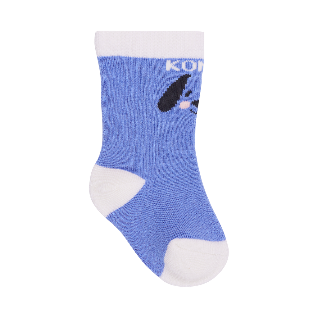 Kombi Socks Animal Family - Infant - Silky Blue-Mountain Baby