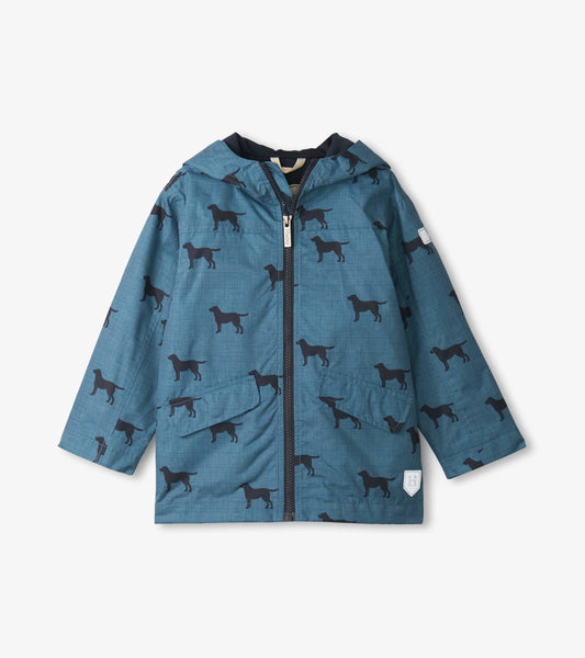 Hatley Field Jacket Raincoat - Preppy Dogs-Mountain Baby