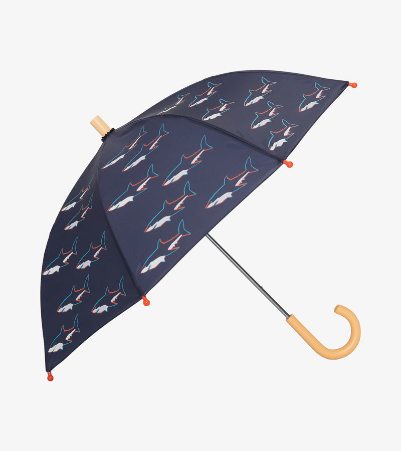 Hatley Umbrella - Colour Changing - Shark-Mountain Baby