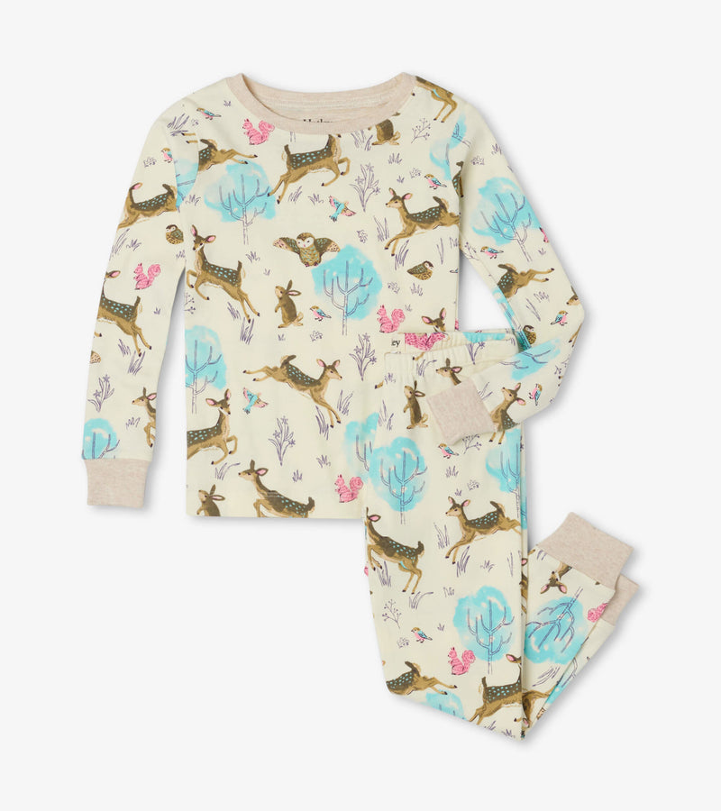 Hatley Organic Cotton Pajama Set - Serene Forest-Mountain Baby