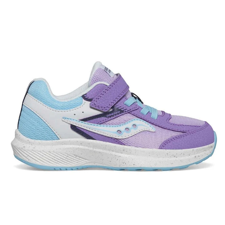 Saucony Cohesion KDZ A/C - Purple/Blue-Mountain Baby