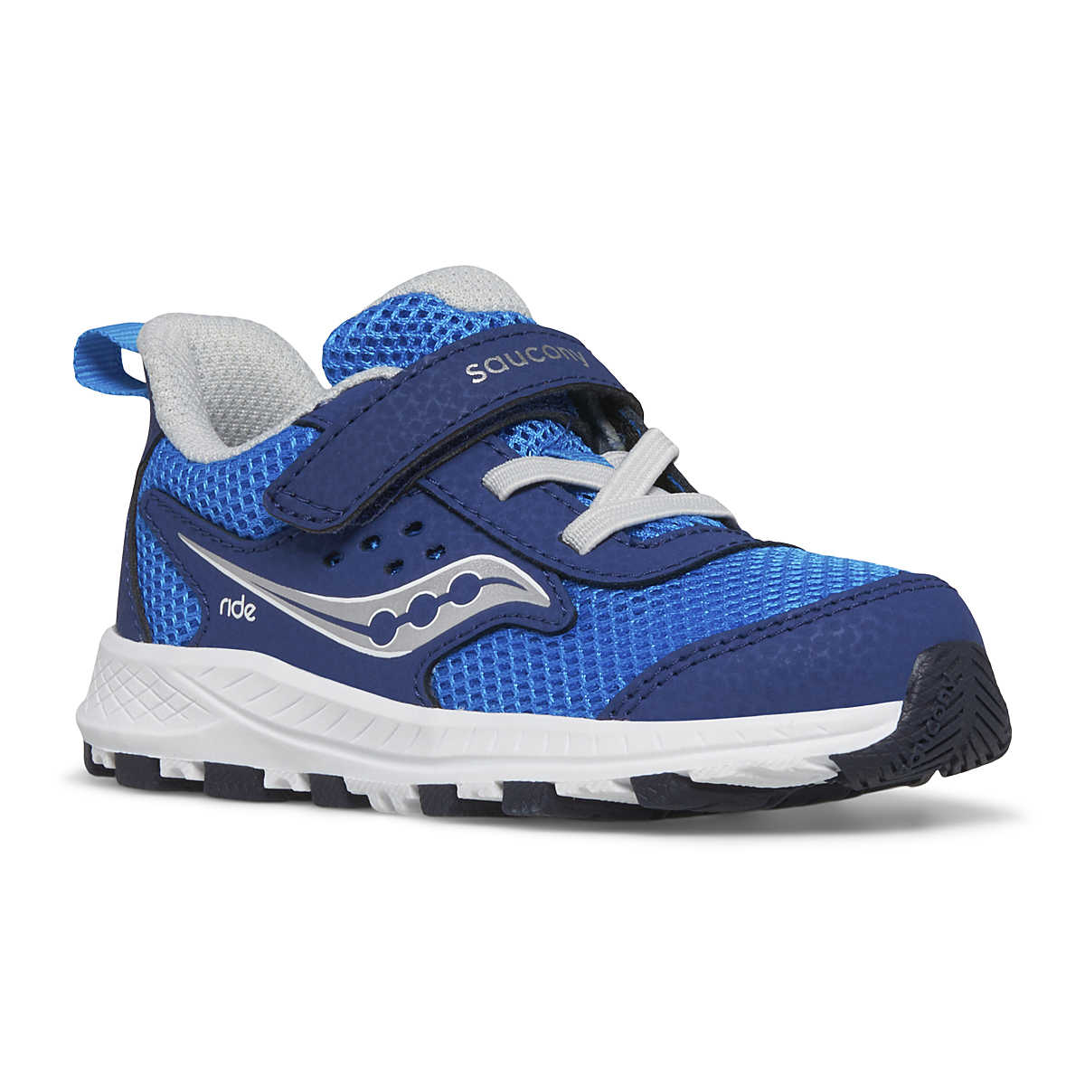 Saucony Ride Jr. - Blue/Silver-Mountain Baby
