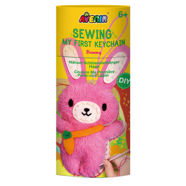 Avenir Sewing My First Keychain Sewing Kit - Bunny-Mountain Baby