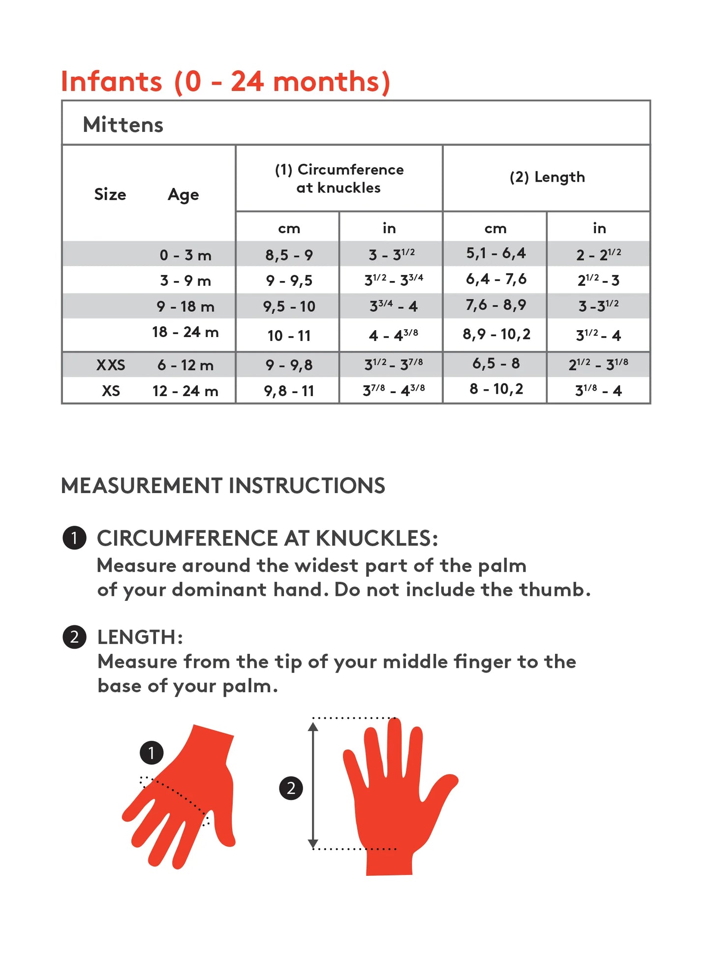 Kombi Mitt Baby Animal Family - Infant - Micro Chip-Mountain Baby