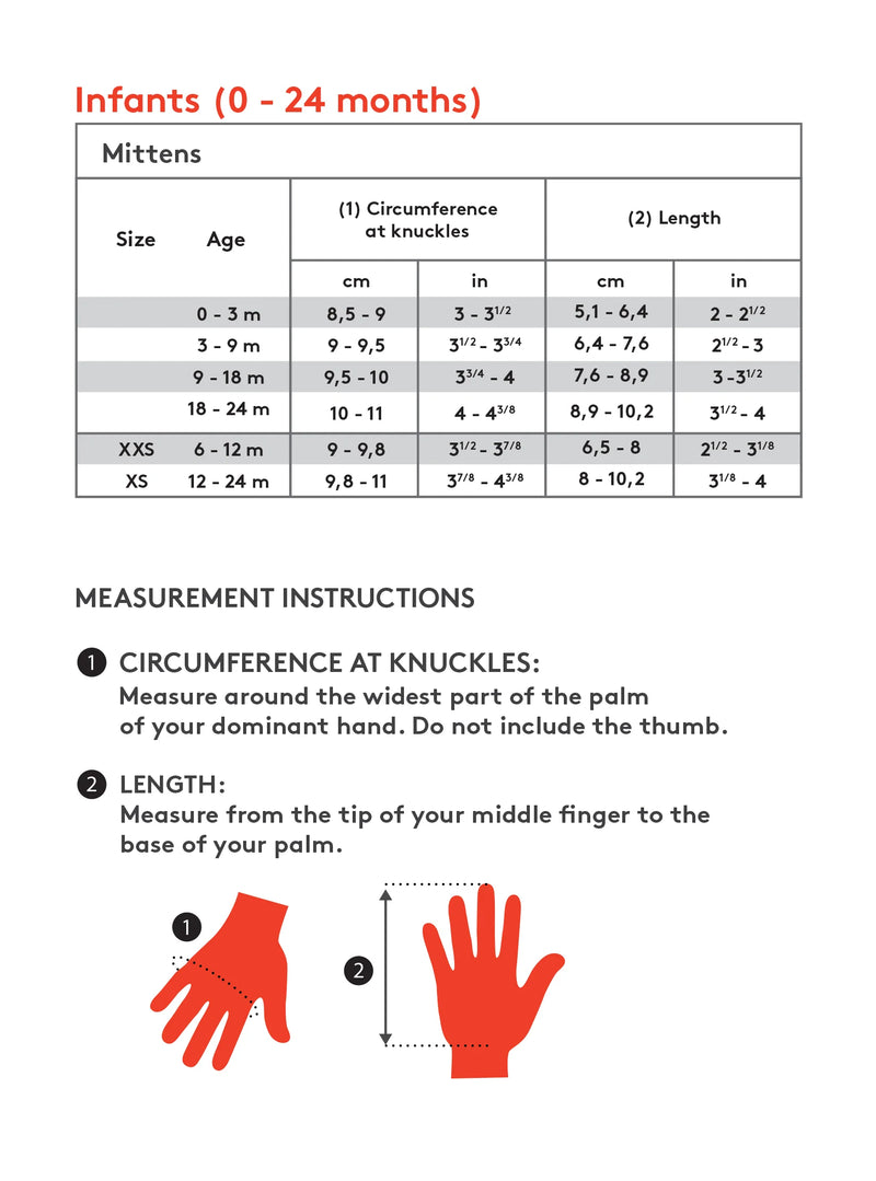 Kombi Mitt Baby Animal Family - Infant - Micro Chip-Mountain Baby
