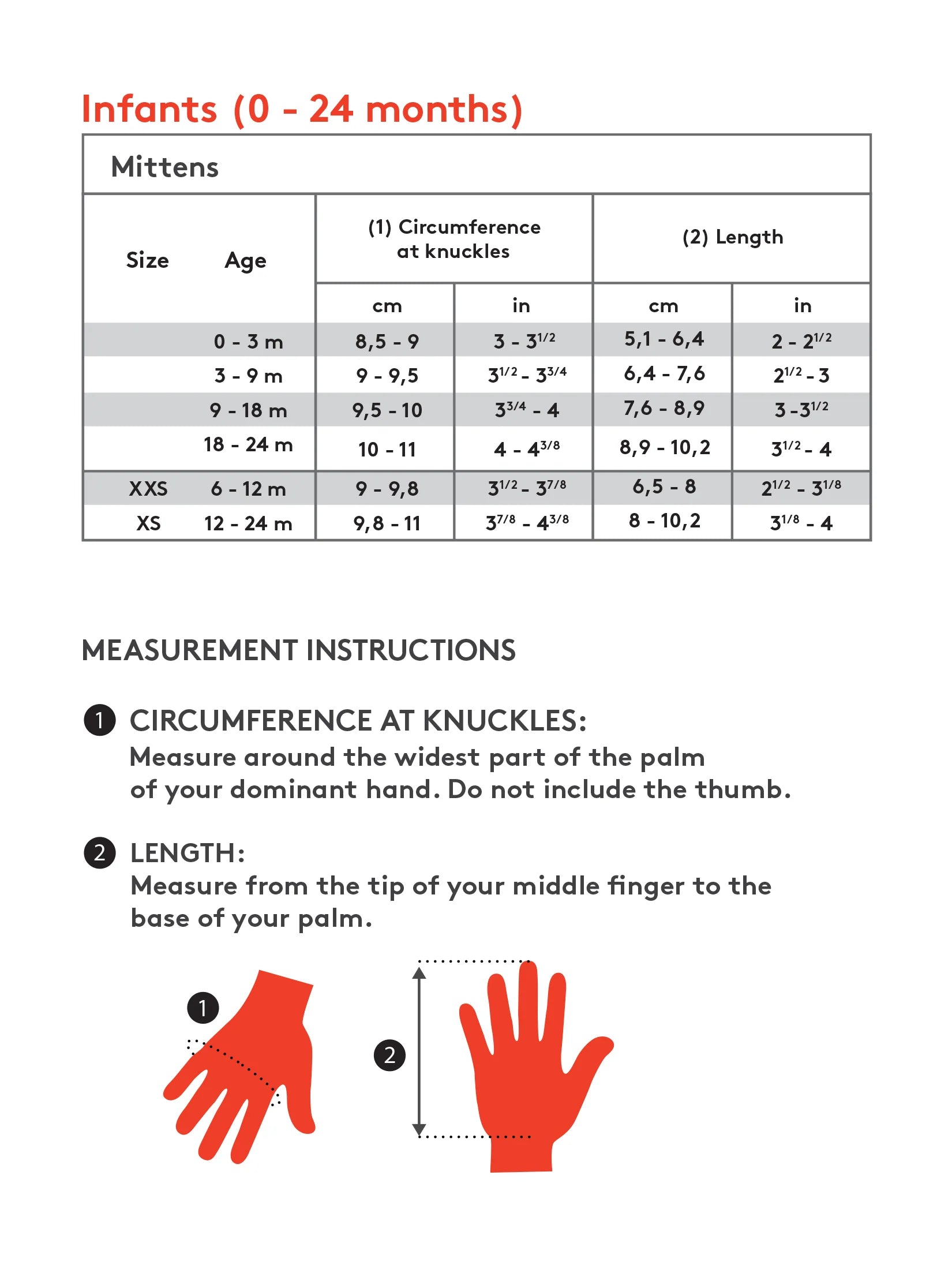 Kombi Mitt Baby Bear - Infant - Doodle Hearts-Mountain Baby