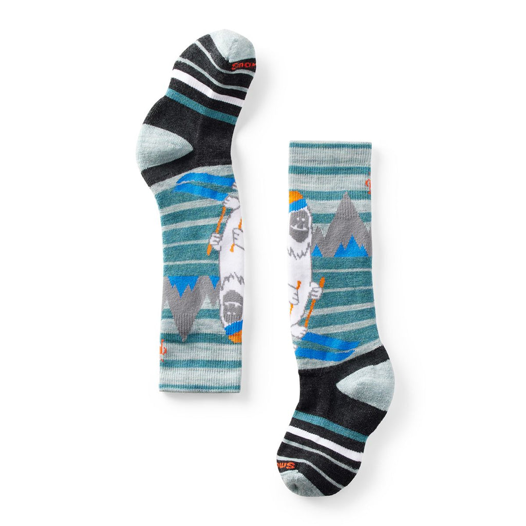 SmartWool Winter Socks - Yeti Pattern - Frosty Green-Mountain Baby