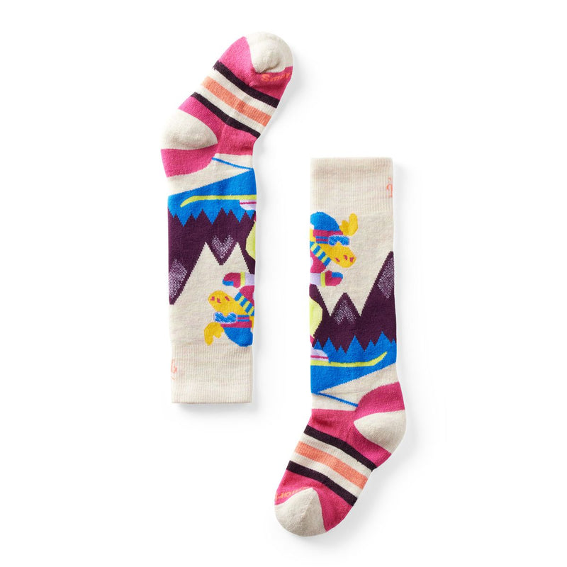 SmartWool Wintersport Sock - Moose - Moonbeam-Mountain Baby