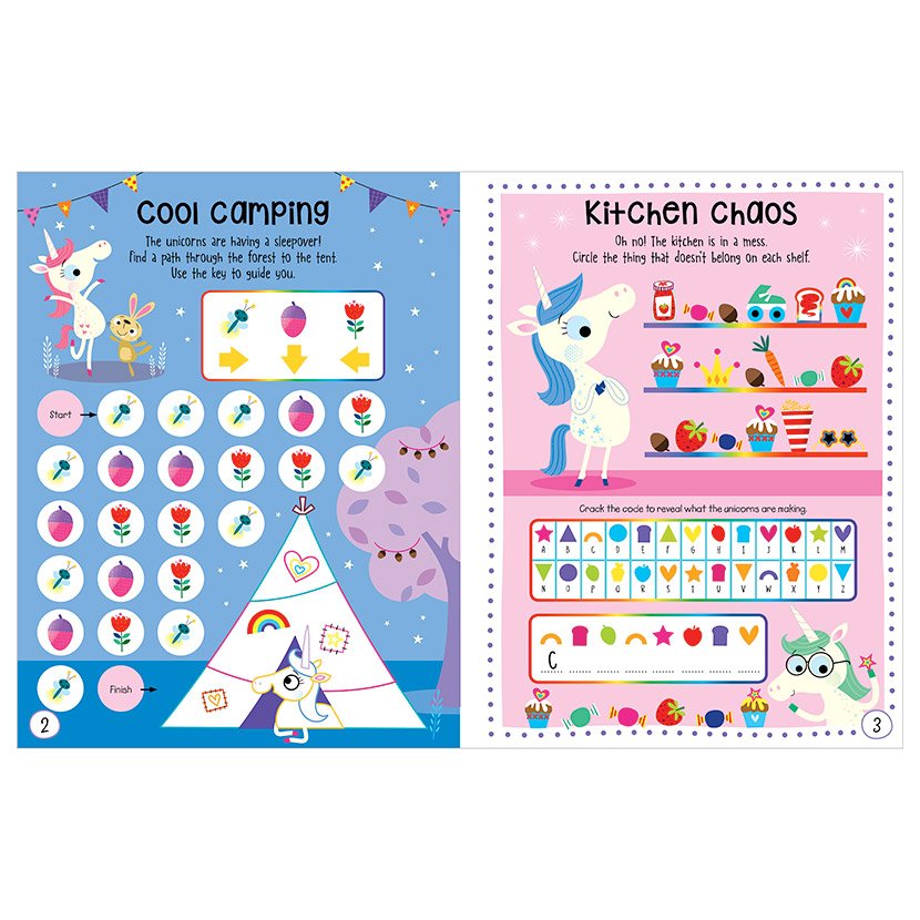 Activity Sticker Book - Unicorns-Mountain Baby