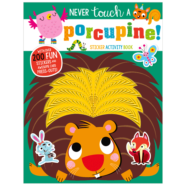 Sticker Activity Book - Never Touch A Porcupine!-Mountain Baby