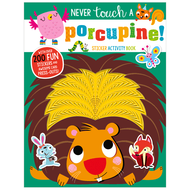 Sticker Activity Book - Never Touch A Porcupine!
