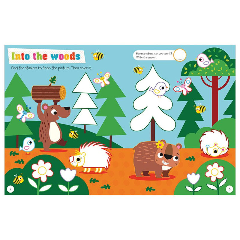 Sticker Activity Book - Never Touch A Porcupine!-Mountain Baby
