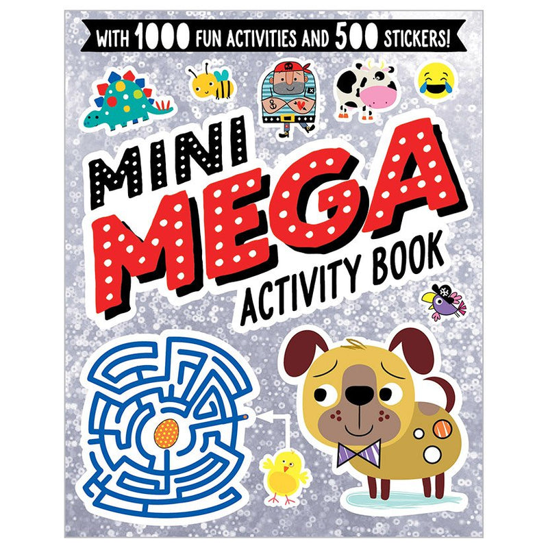 Mini Mega Activity Sticker Book - Silver-Mountain Baby