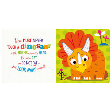 Board Book - Never Touch A Dinosaur!-Mountain Baby