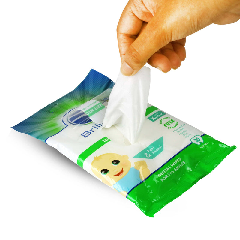 Brilliant Tooth & Mouth Wipes-Mountain Baby