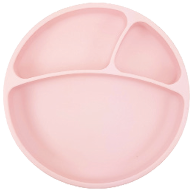 Minikoioi Portions Silicone Divided Suction Plate - Pink-Mountain Baby