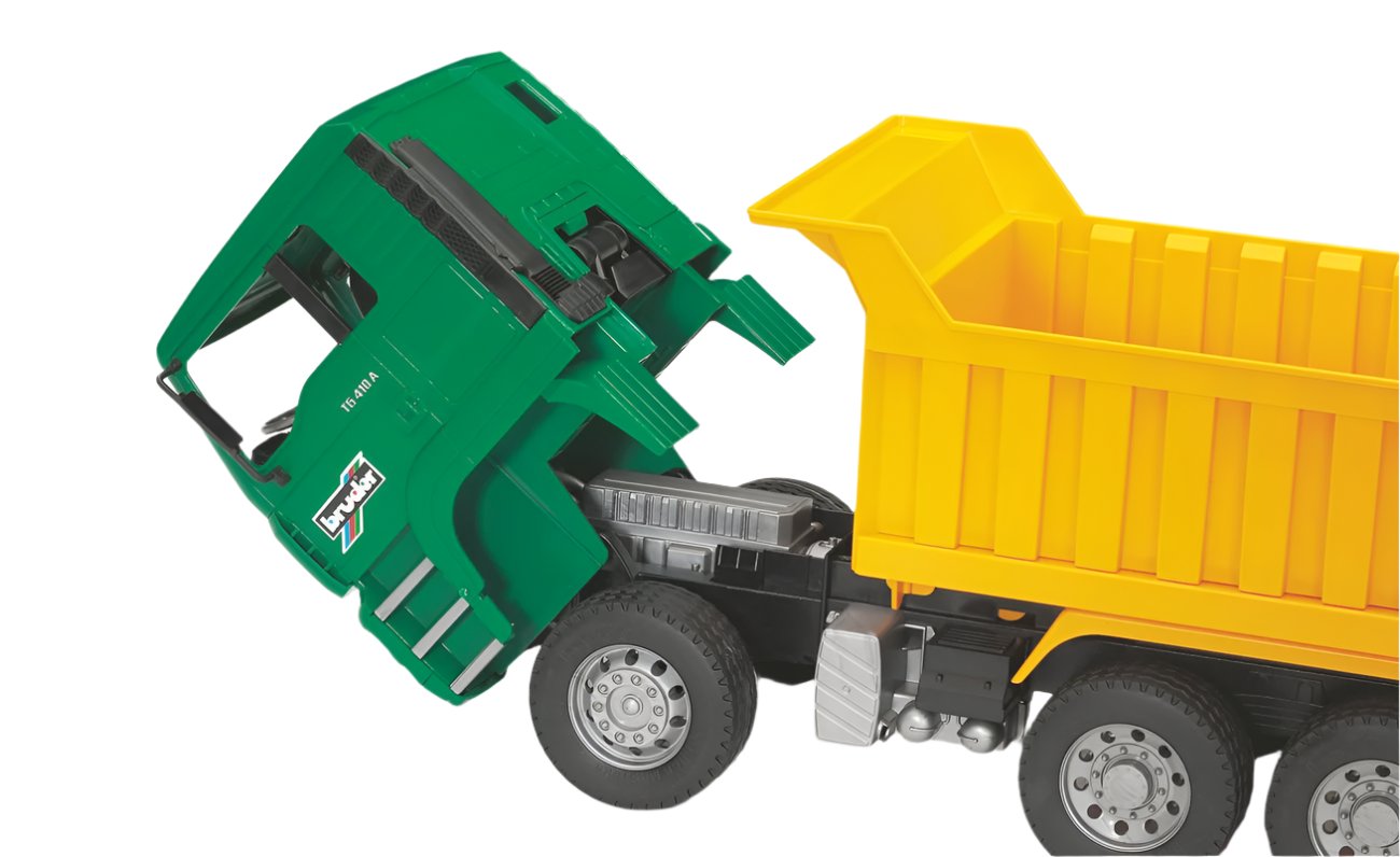 Bruder MAN TGA Tip Up Truck-Mountain Baby