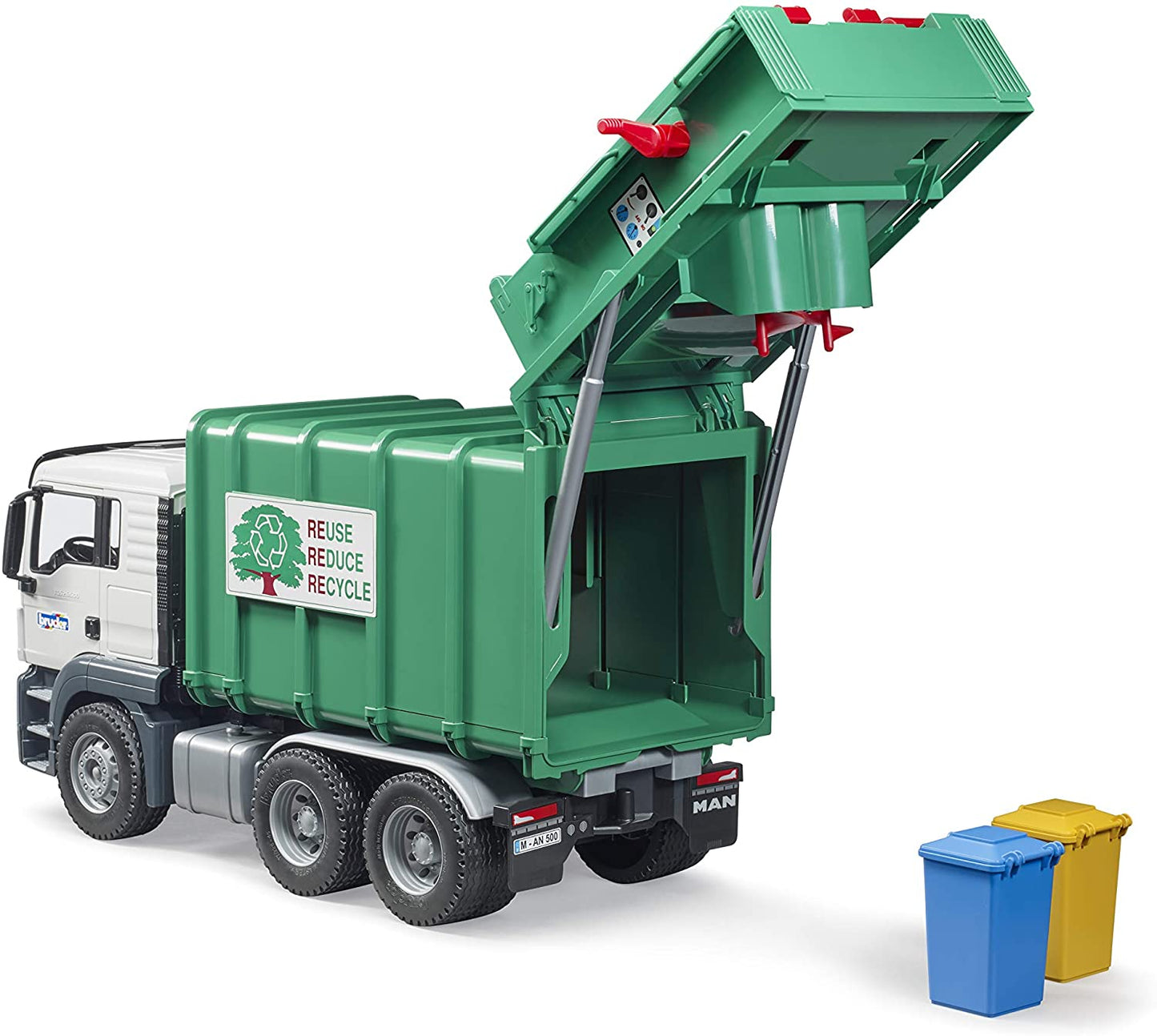 Bruder MAN TGS Rear Loading Garbage Truck-Mountain Baby