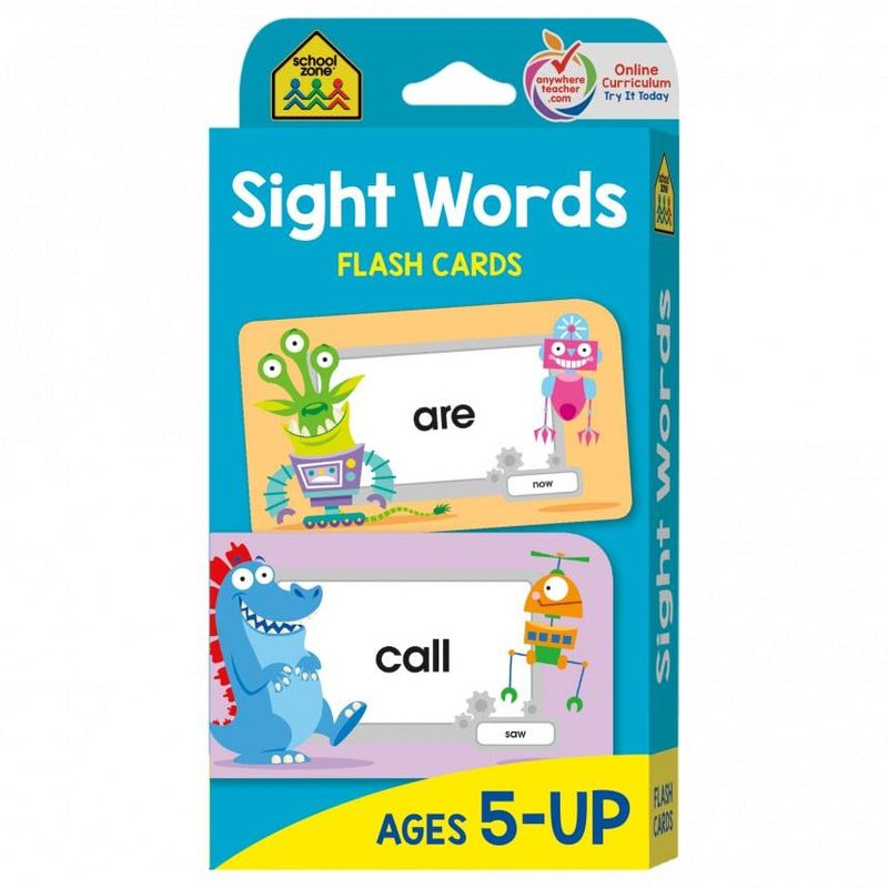 School Zone Educational Flash Cards - Sight Words-Mountain Baby