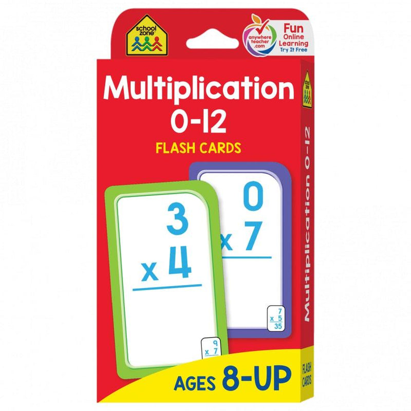 School Zone Educational Flash Cards - Multiplication-Mountain Baby