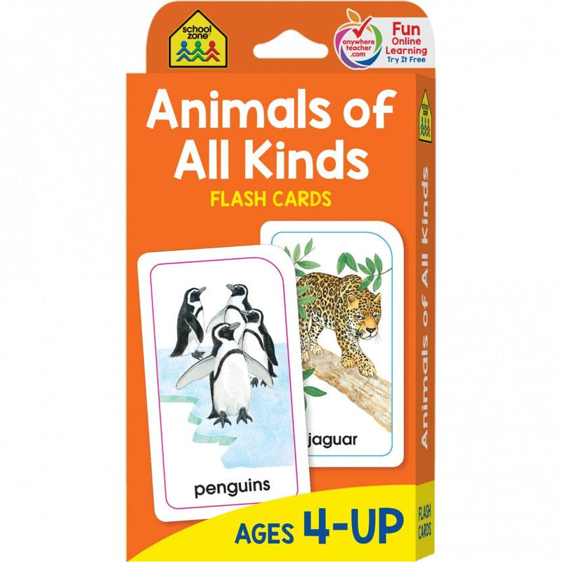School Zone Educational Flash Cards - Animals-Mountain Baby
