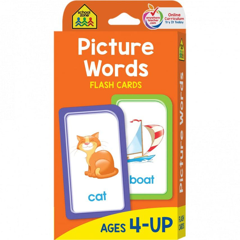 School Zone Educational Flash Cards - Picture Words-Mountain Baby