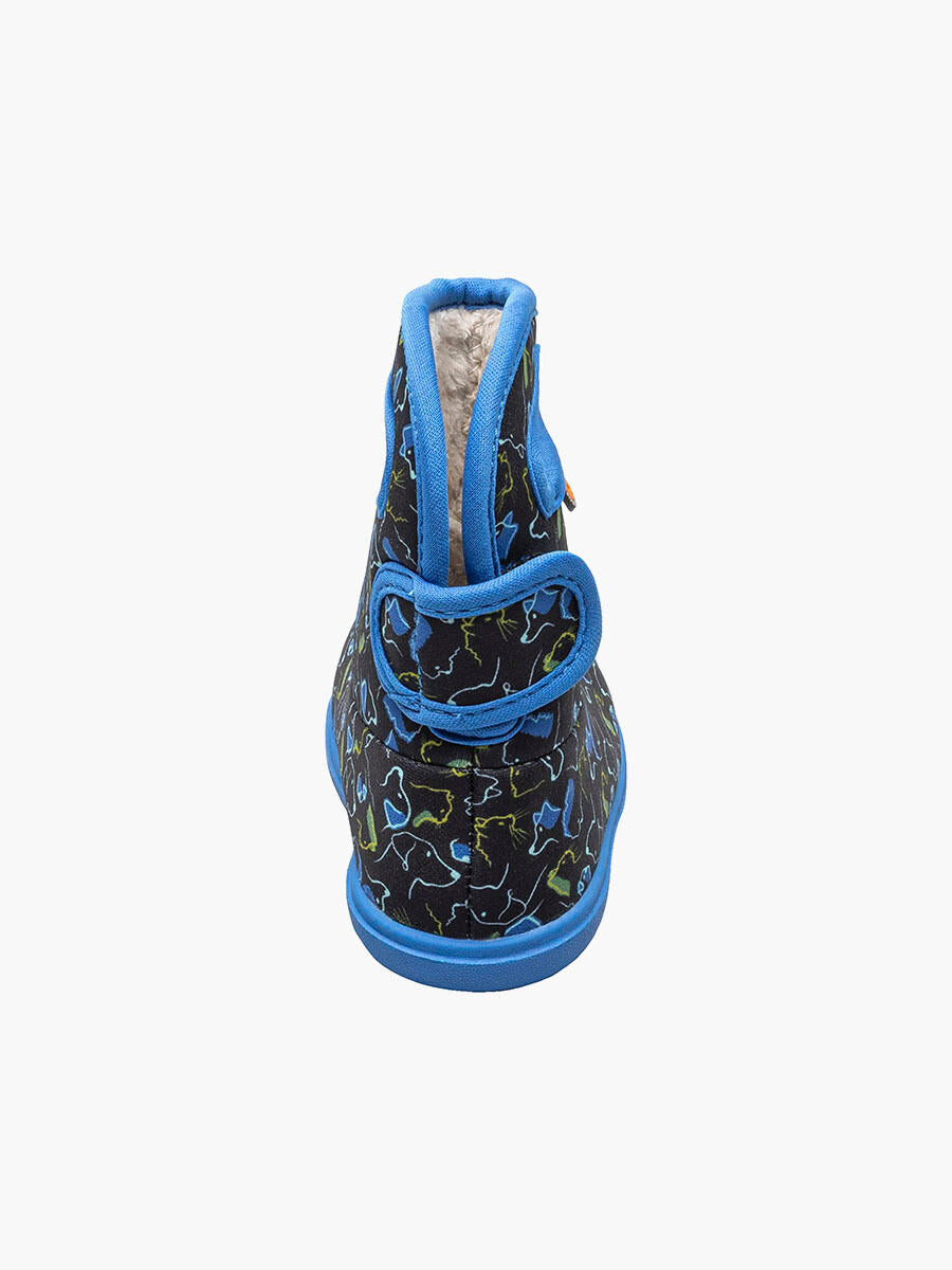 Bogs Winter Boots - Baby Bogs 2 - Pets Black Multi-Mountain Baby