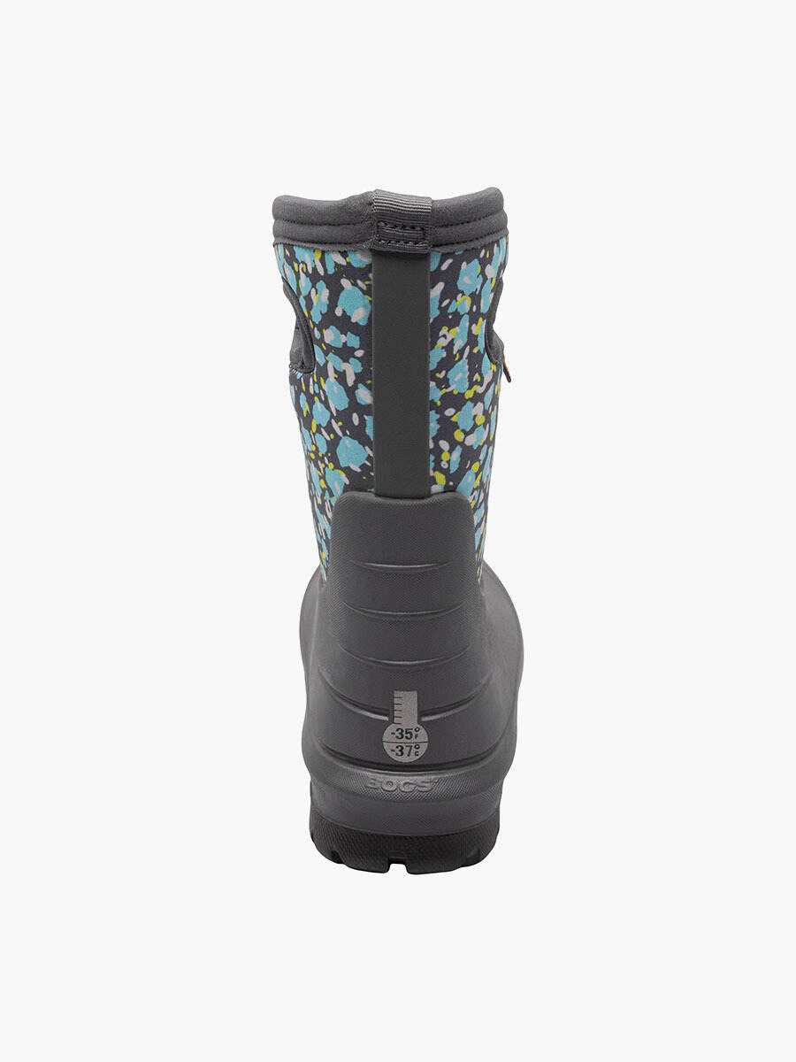 Bogs Winter Boots - Neo-Classic - Dark Grey Multi-Mountain Baby
