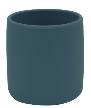 Minikoioi Mini Silicone Cup - Deep Blue-Mountain Baby