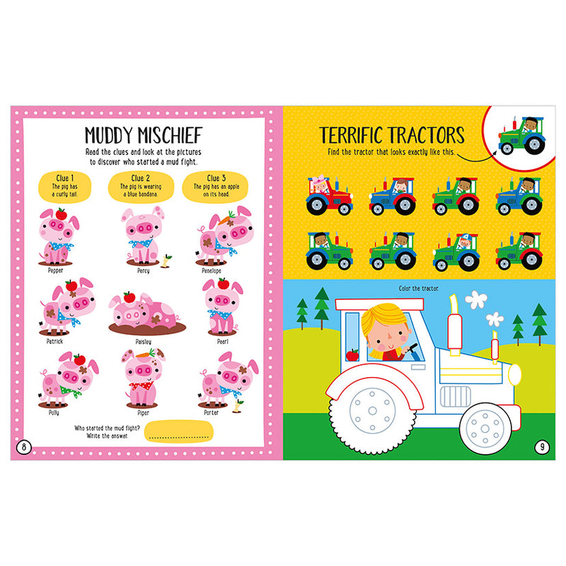 Activity Sticker Book - Farmyard-Mountain Baby