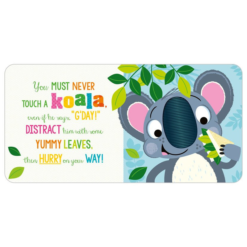 Board Book - Never Touch A Koala!-Mountain Baby