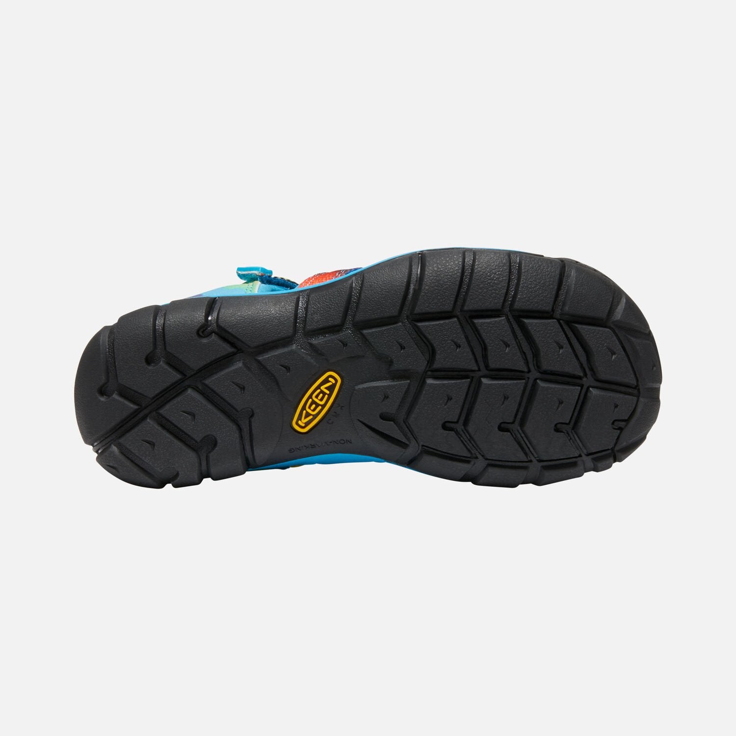 Keen Seacamp 2 Sandal - Vivid Blue/Original Tie Dye-Mountain Baby