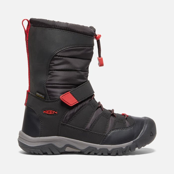 Keen Winterport Neo Snow Boot - Black/Red Carpet-Mountain Baby