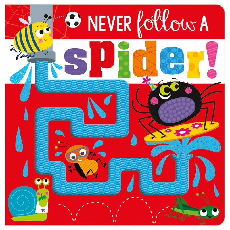 Board Book - Never Follow A Spider!-Mountain Baby