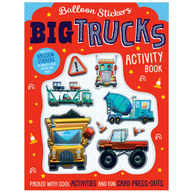 Activity Sticker Book - Big Trucks